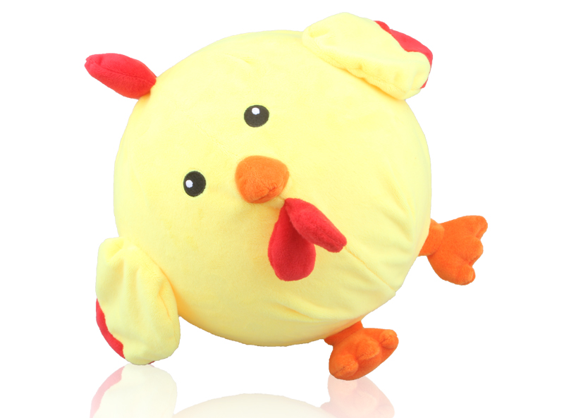 Balloon Ball with Plush Animal Sleeve